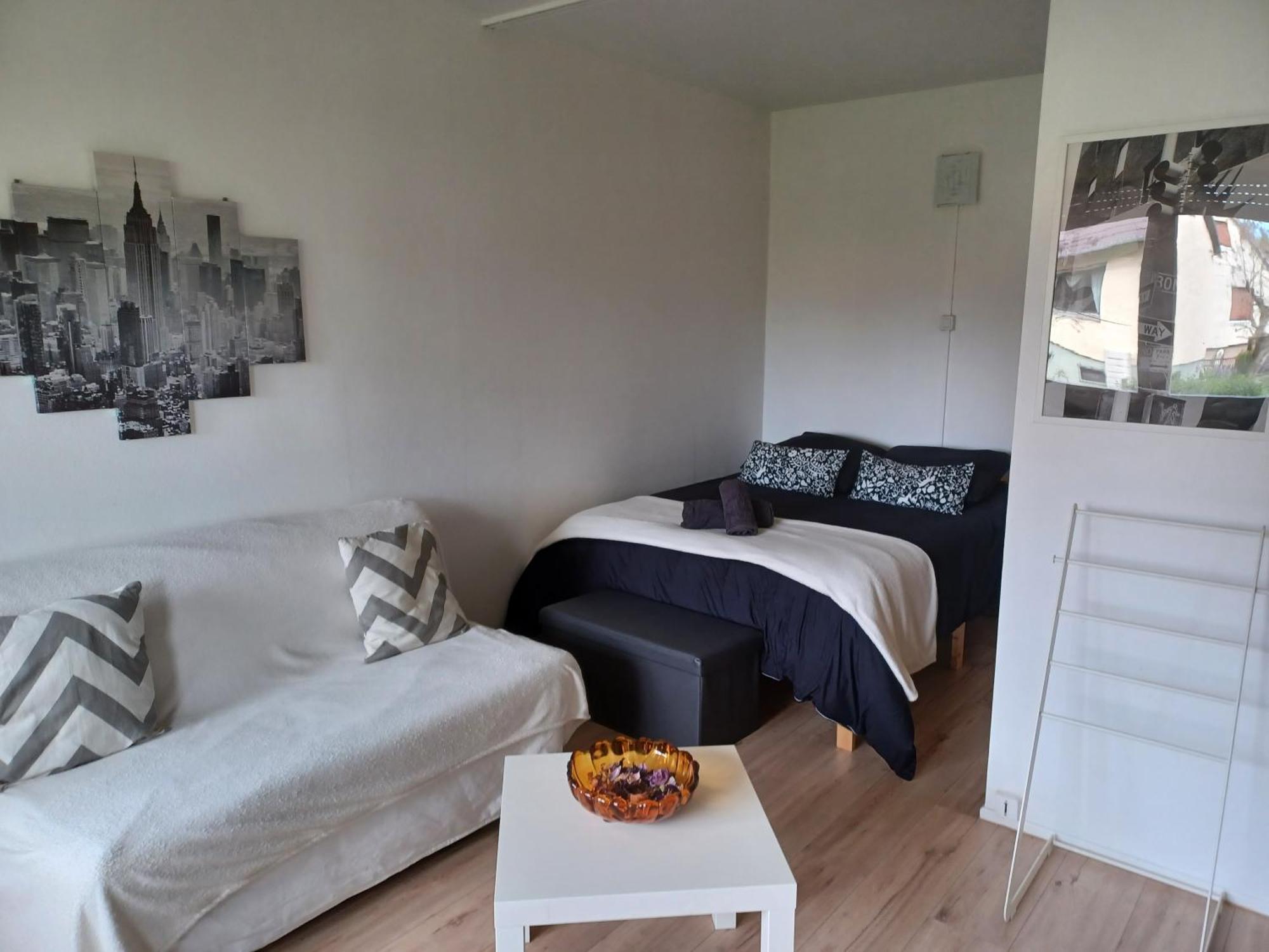 Studio Rdc Calme Avec Parking Ferme Pres Autoroute Et Tram C Mulhouse Exterior photo
